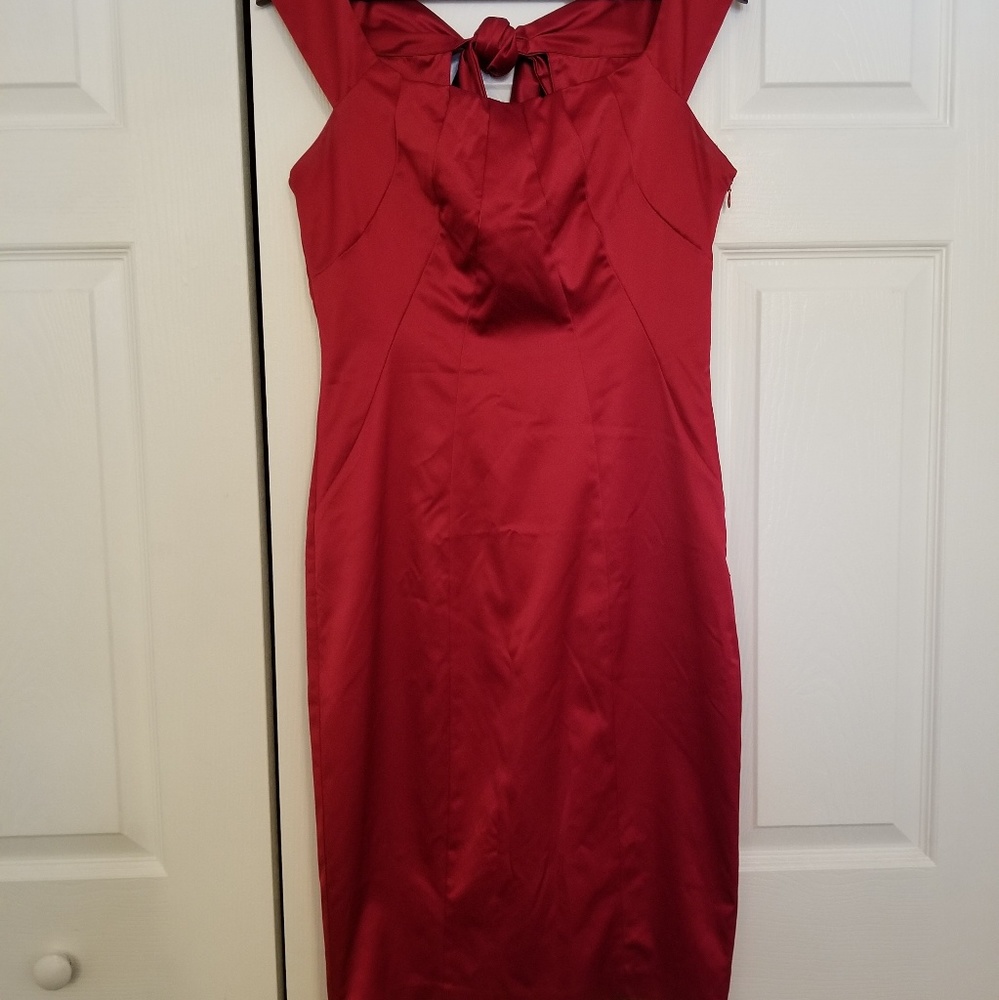 Limited Red Cocktail Dress Sz 8